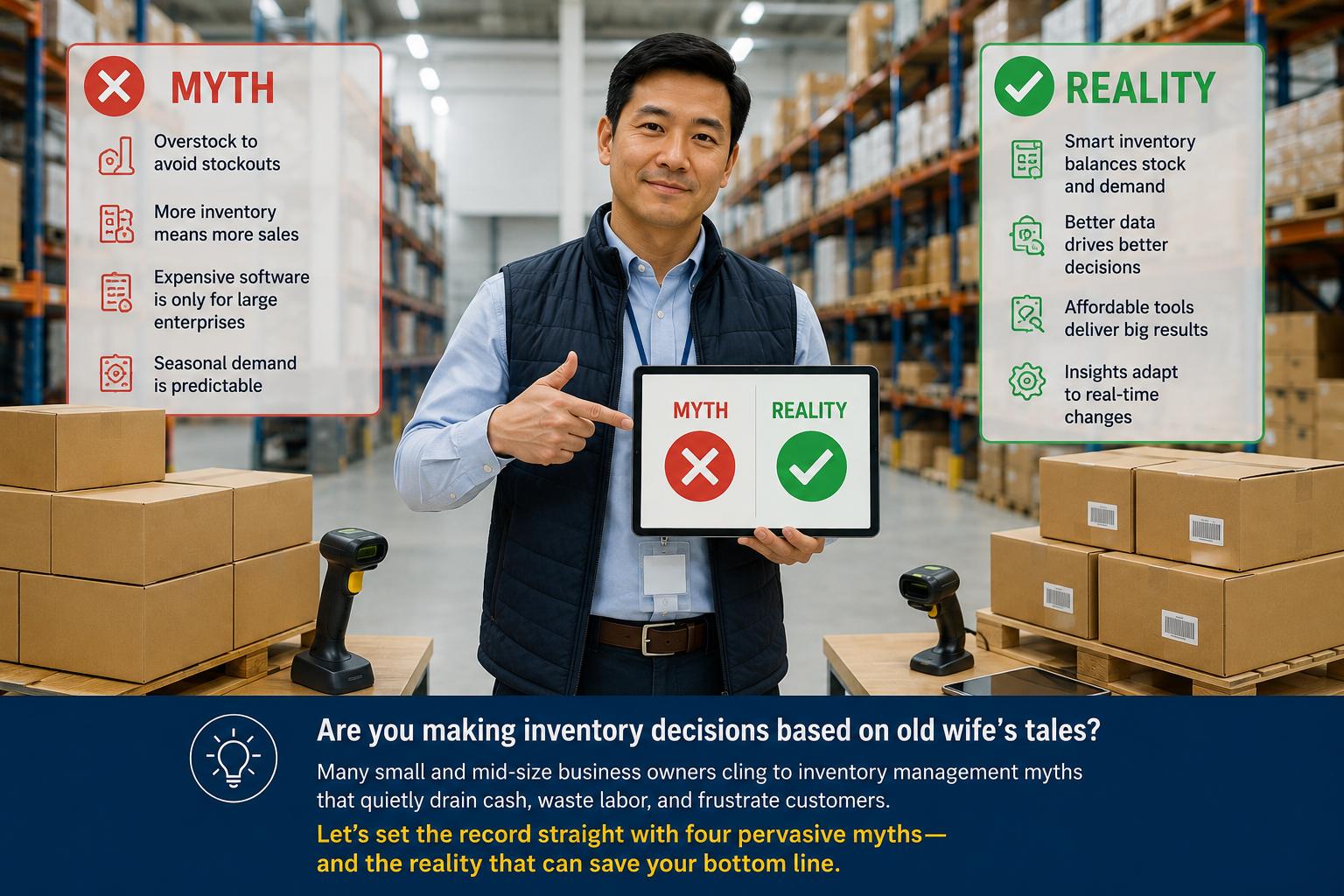 Inventory Management Myths That Cost SMBs Money